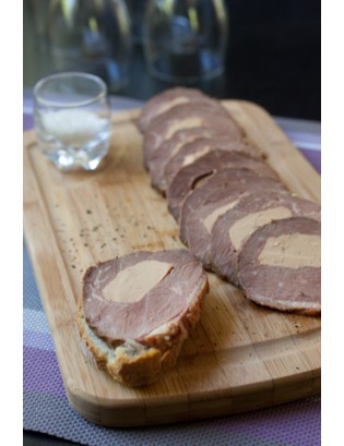 Magret fourré au foie gras